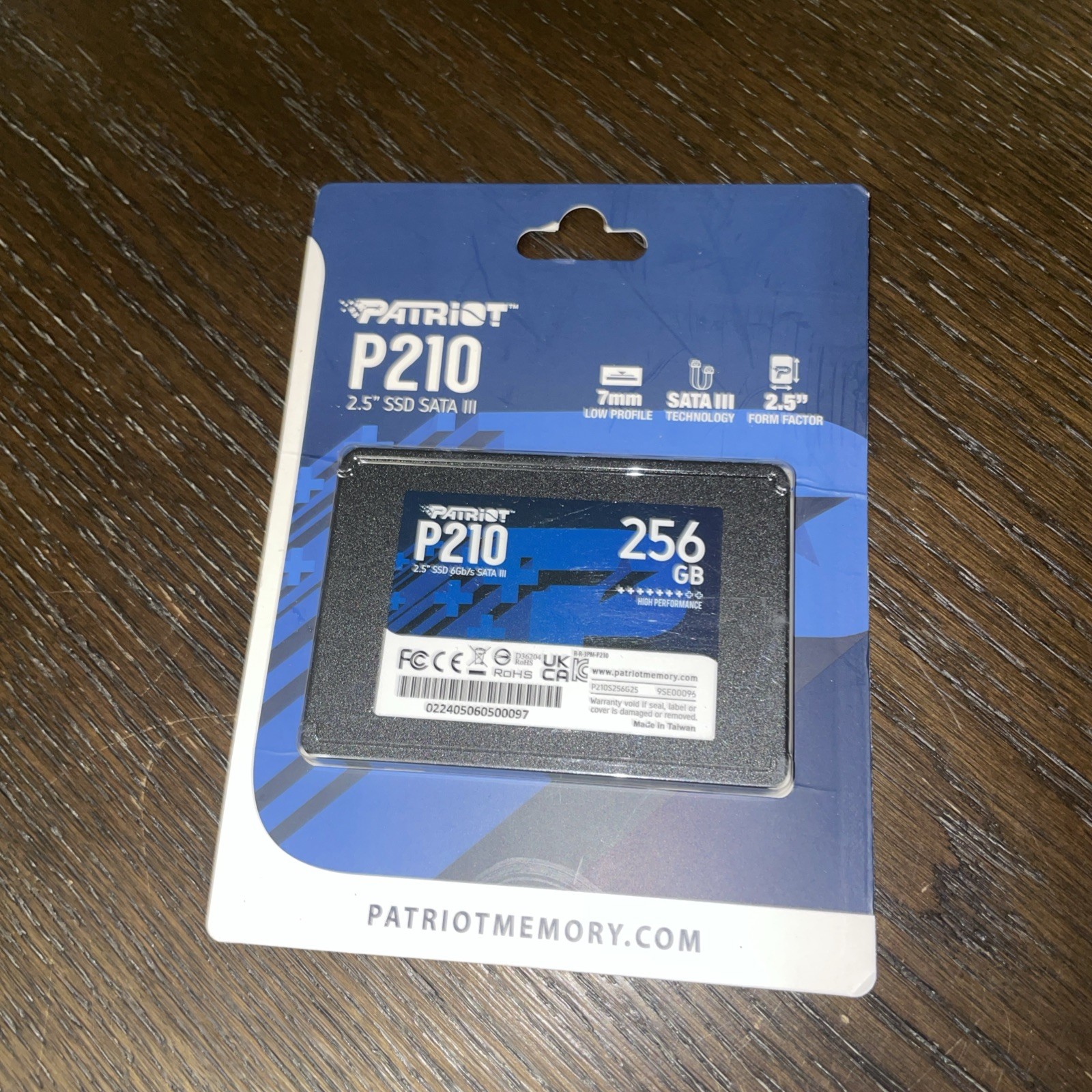 Patriot P210 256GB SSD 2.5" SATA III 6GB/s Internal Solid State Drive For PC/MAC