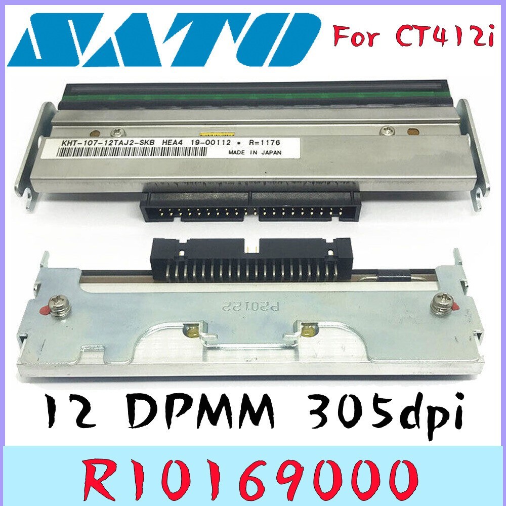 R10169000 Genuine Printhead for SATO CT412i Thermal Label Printer 12 DPMM 305dpi