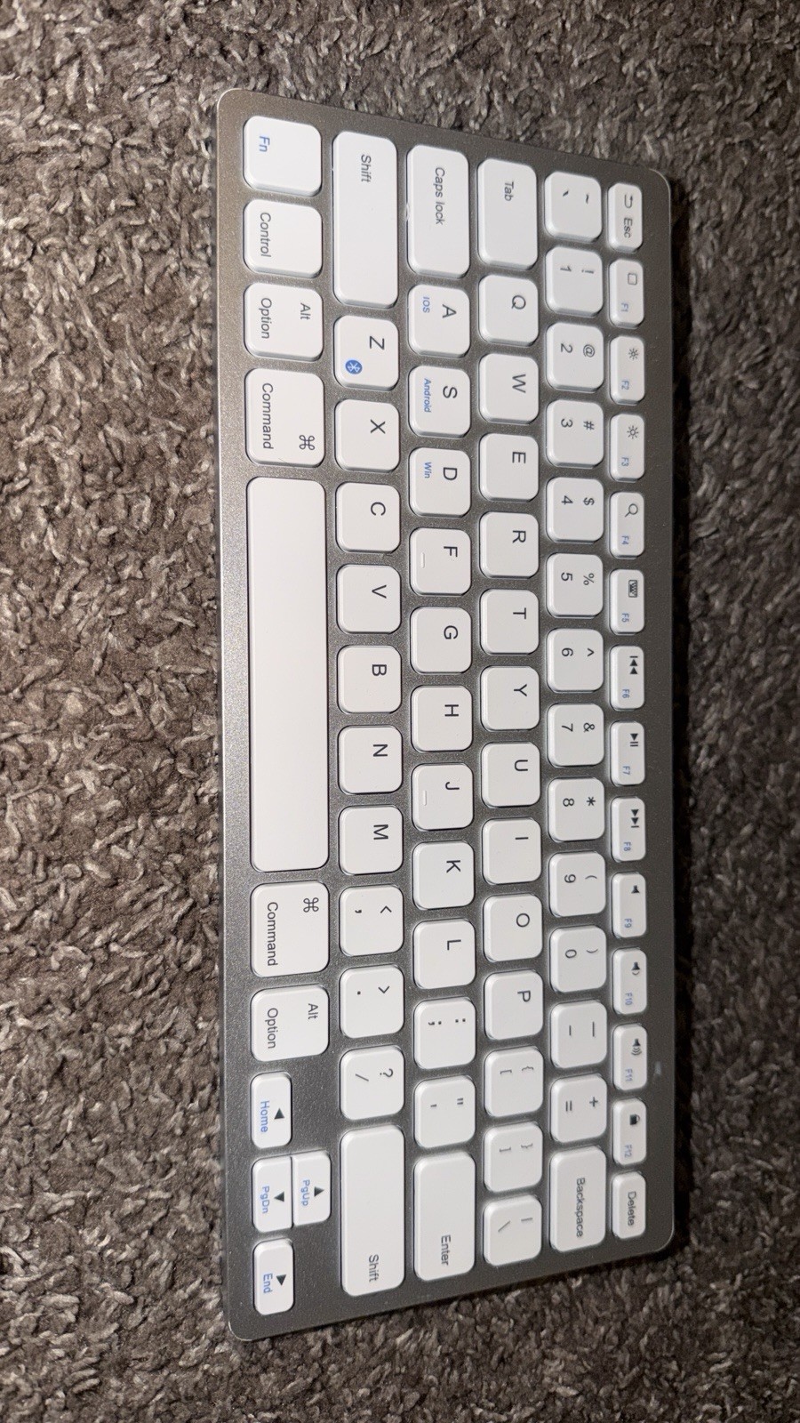 Anker Ultra Compact Bluetooth Keyboard A7726 Gray/White