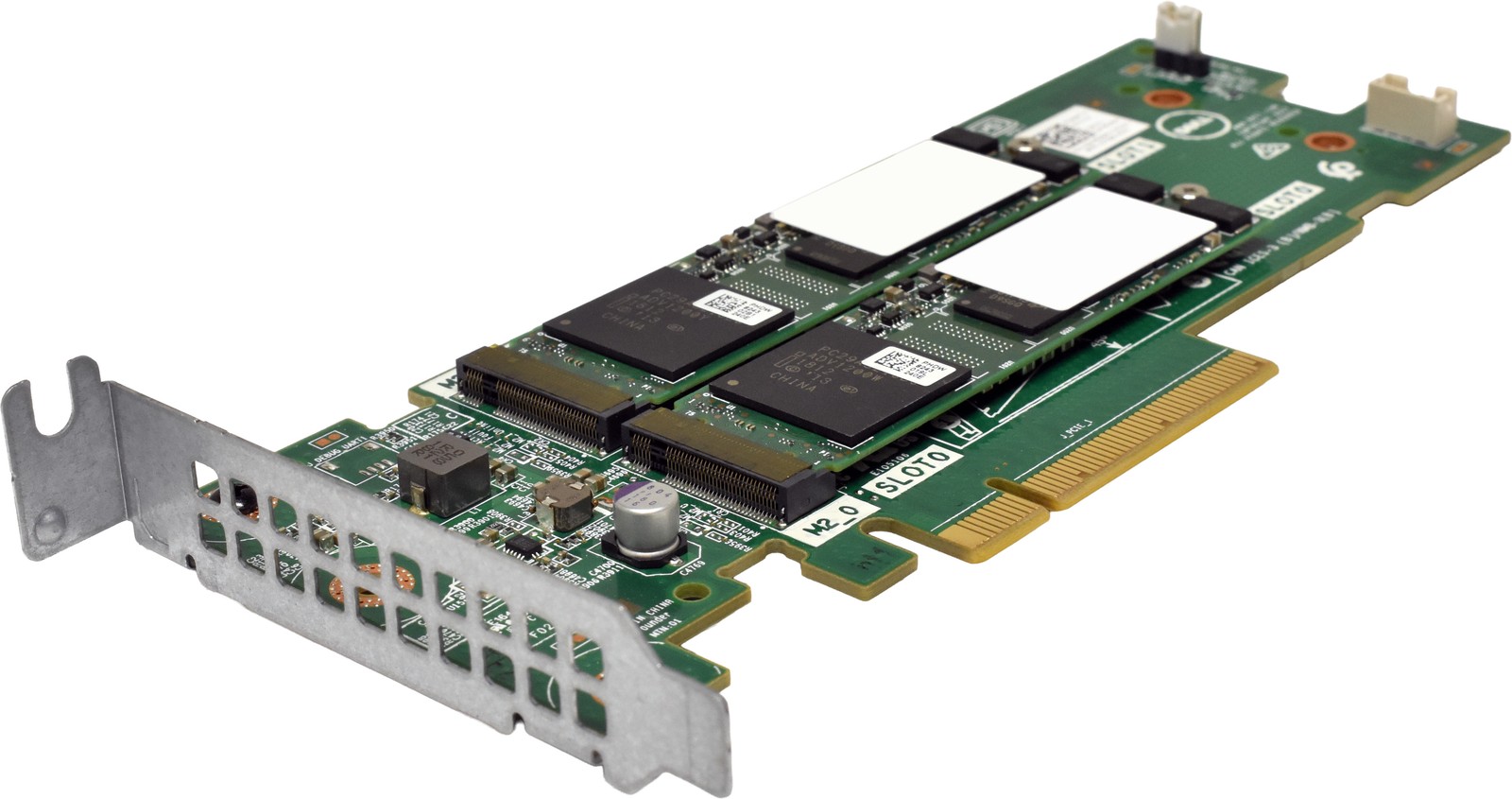 Dell 2x 240GB 0919J9 SSD PCIe2.0 x8 M.2 Boss Adapter Card 0K4D64 LP