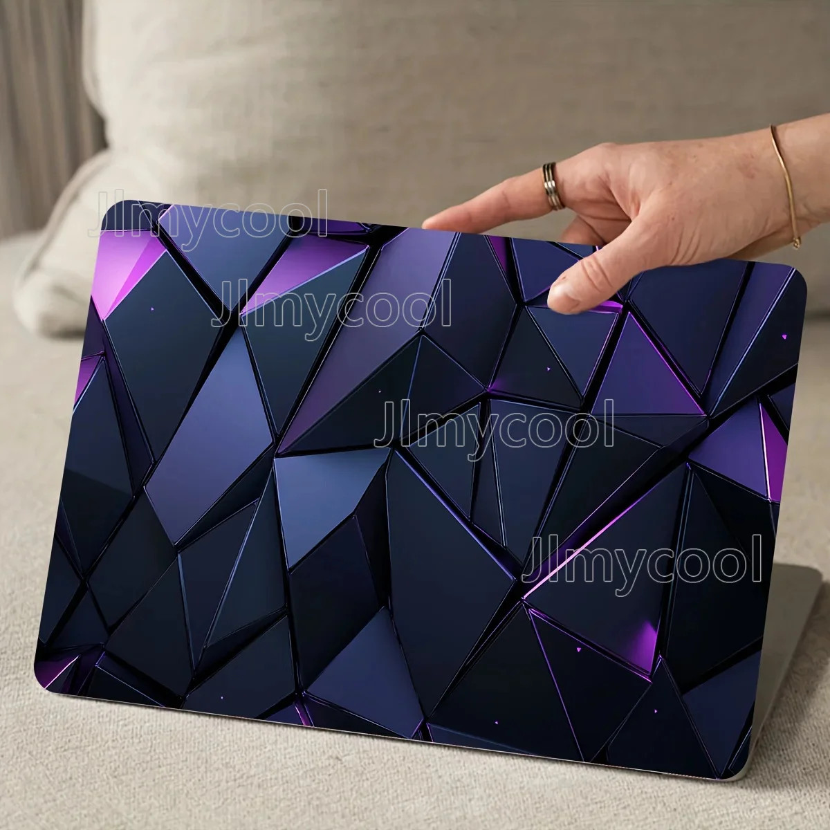 Vinyl Laptop Beige Sticker 2 Piece Scratch Resistant DIY Art Case for Laptops