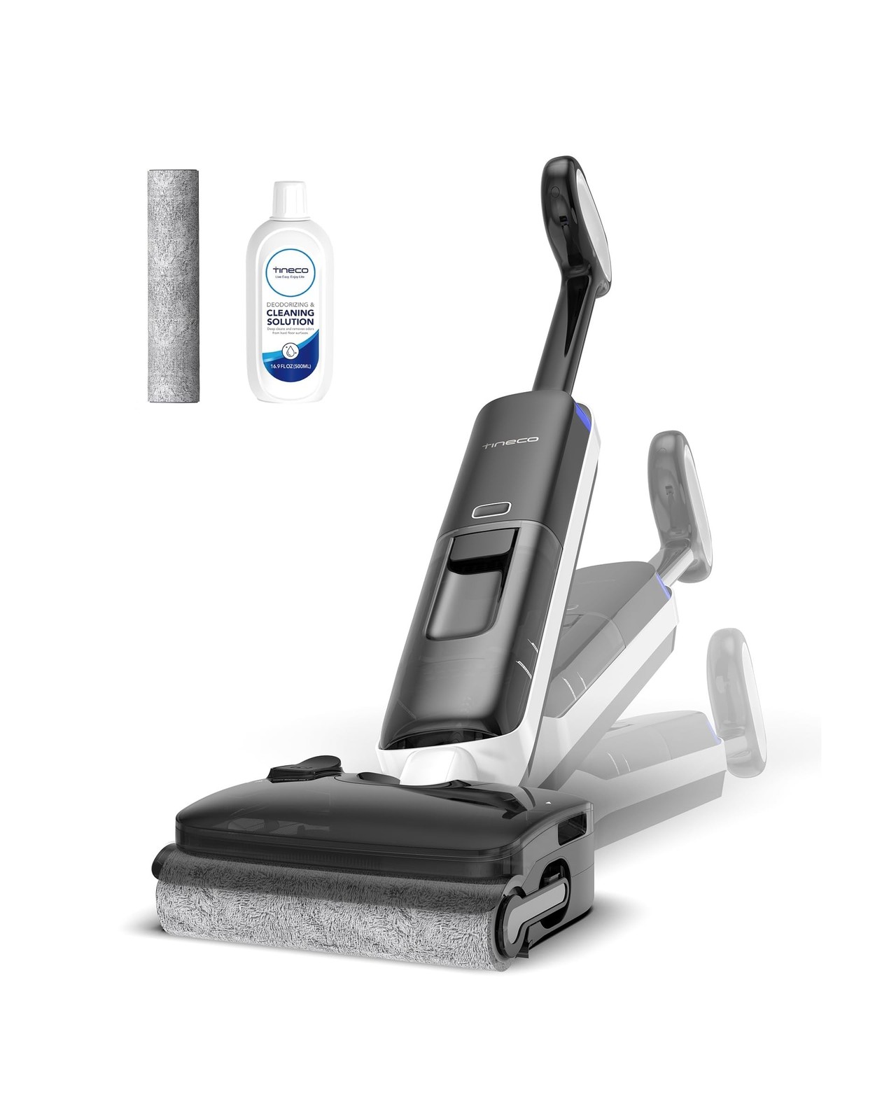 Tineco Floor ONE S6 Master Wet Dry Vacuum Cleaner, 20kPa Suction Vacuum Mop w...