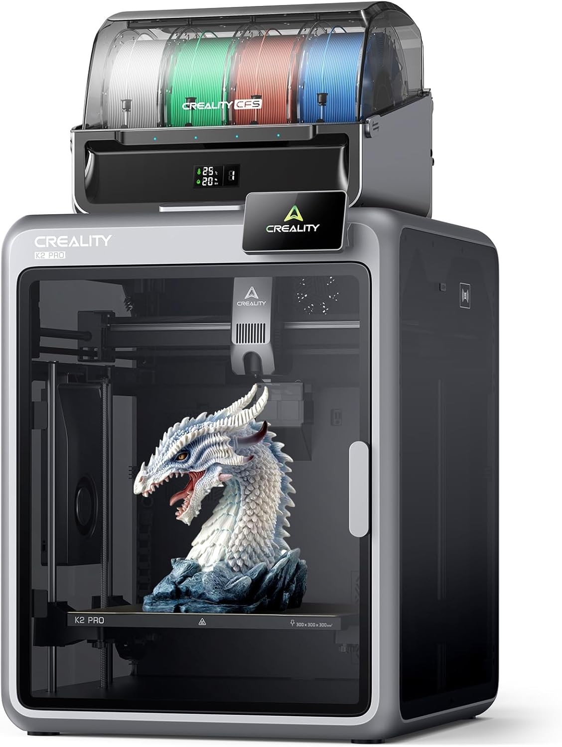 In stockCreality K2 Pro Combo 3D Printer 600mm/s CFS Multi-Color 3D Printing