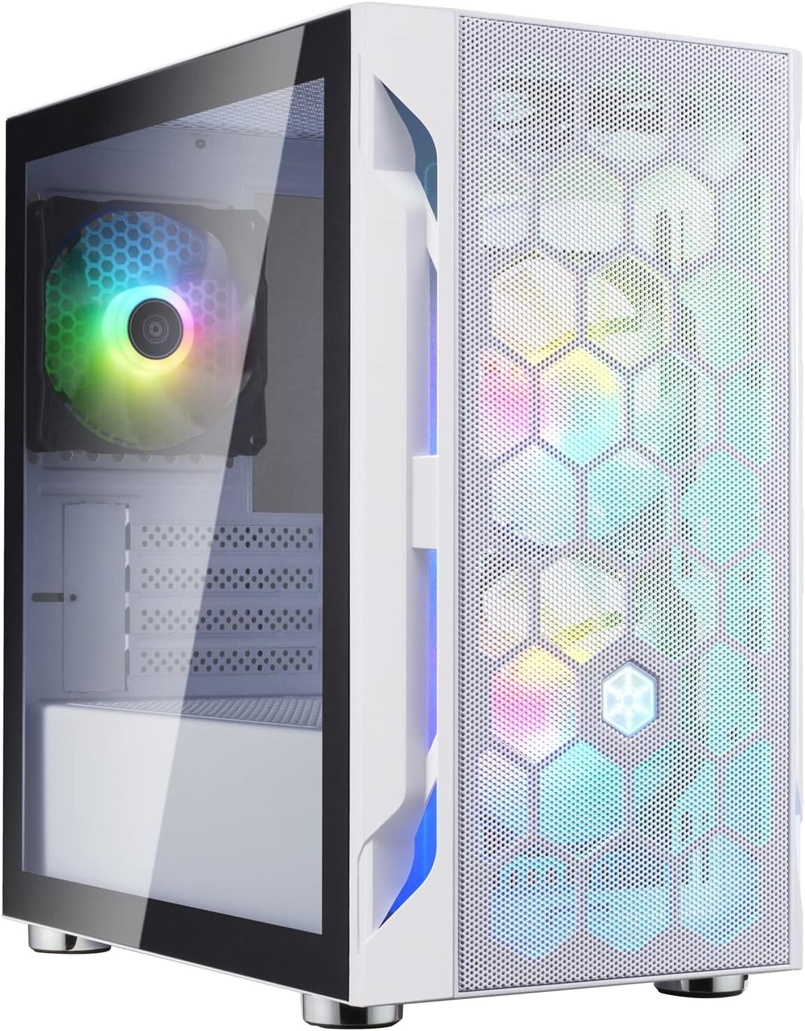 SilverStone Technology FARA H1M PRO White Micro-ATX Tower case