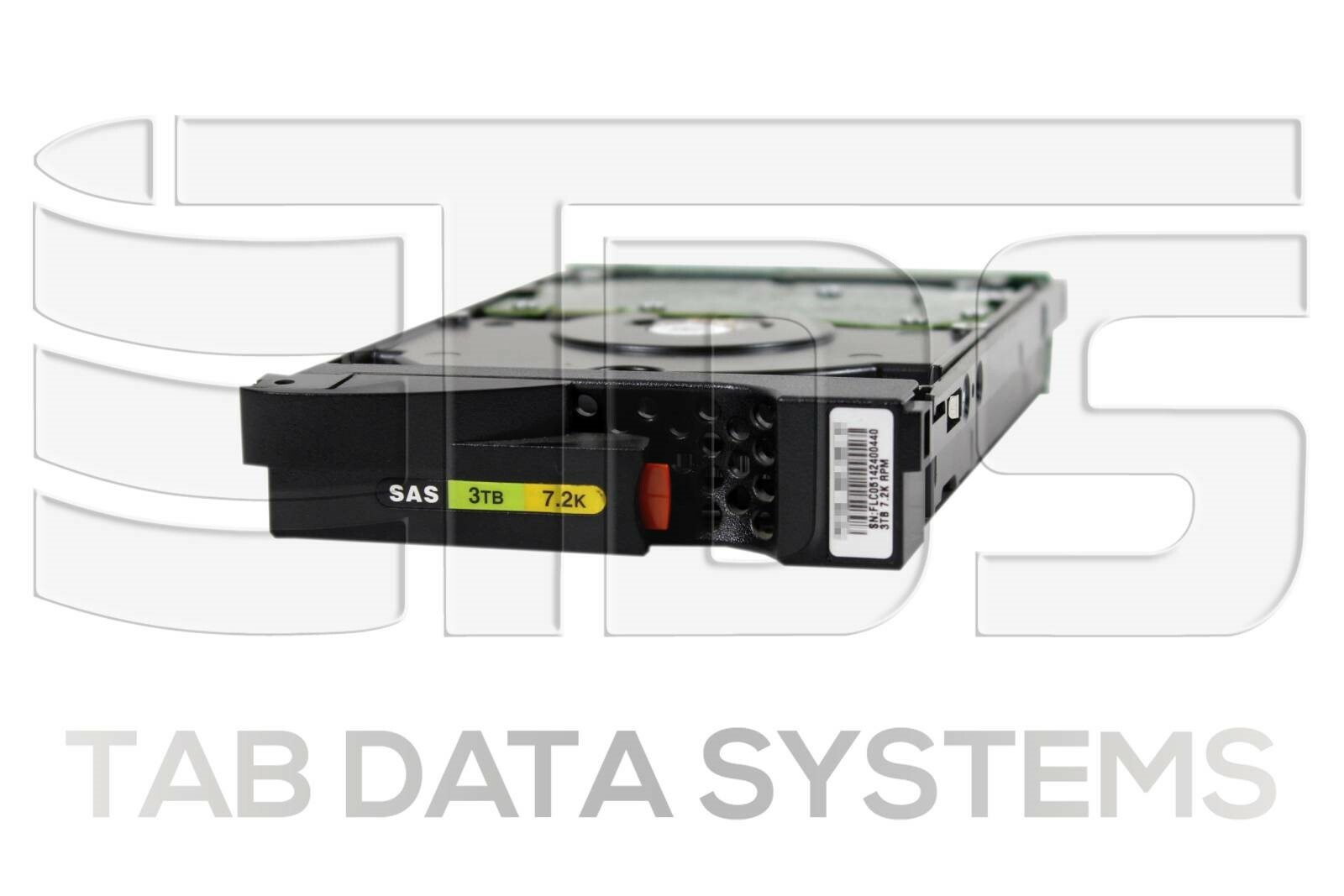 New Open Box EMC X-2UC-3TBS 3TB 7.2K 6Gbps 3.5" SAS HDD for DD2500 w/ Tray