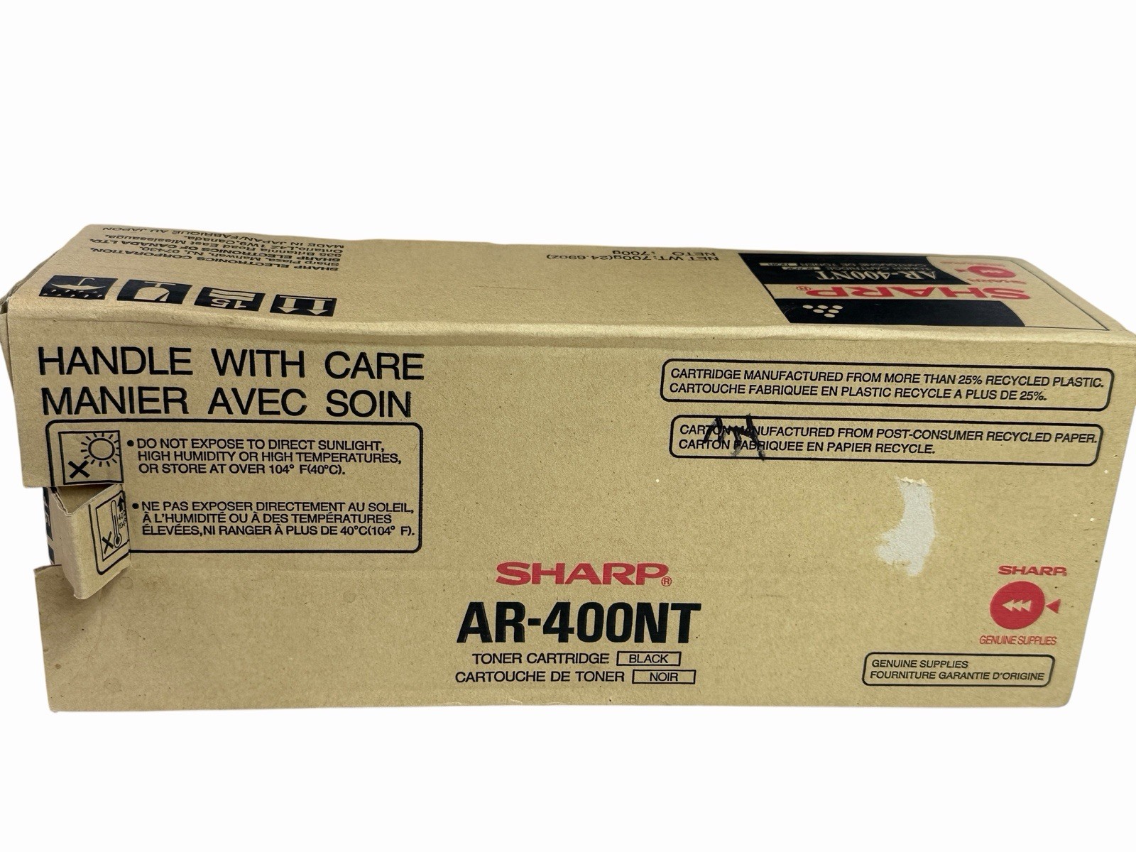 Sharp AR-455NT Black Toner Genuine New OEM
