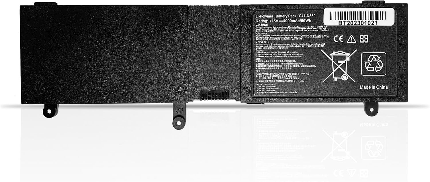 C41 N550 Laptop Battery Replacement for Asus N550 N550JA N550JV N550J N550X47JV