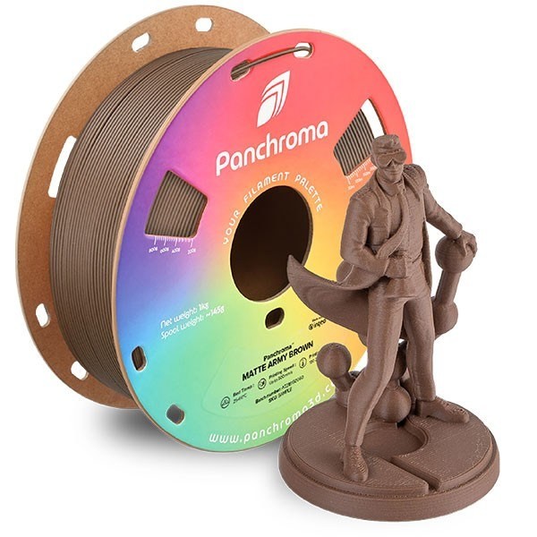 Panchroma PLA Matte Army Brown 1.75mm 1kg