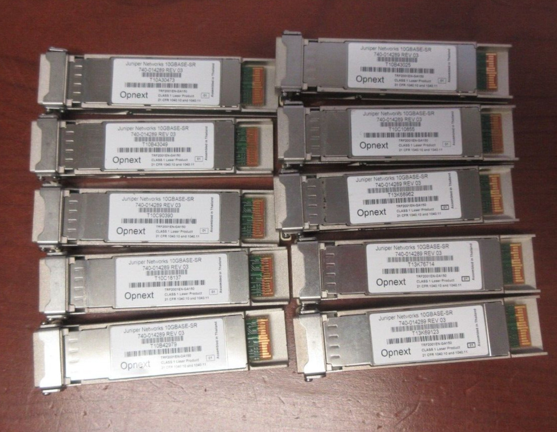 Juniper/Opnext 740-014289, TRF2001EN-GA150 Transceiver LOT OF 10