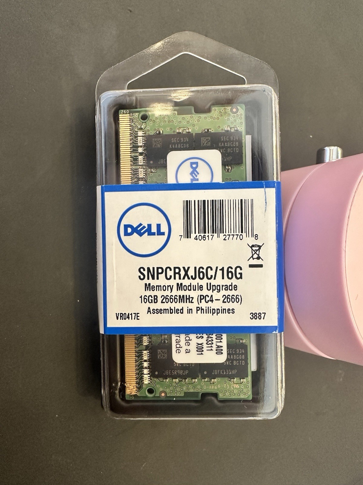 NWT Authentic Dell SNPCRXJ6C/16G -DDR4-3200 1.2V 260-PIN SODIMM MEMORY MODULE