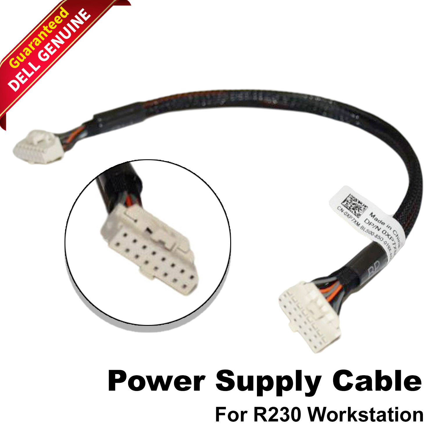 Genuine Dell PowerEdge R230 Power Supply Cable OEM Replacement 0XP7XM XP7XM