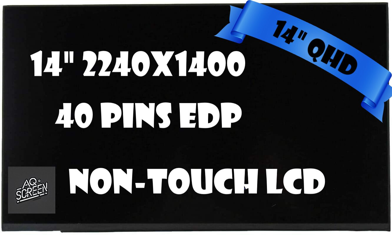 NV140DRM-N62 V8.1 14.0" Laptop LCD Screen M140NWHE R1 B140QAN05.0 40 pin