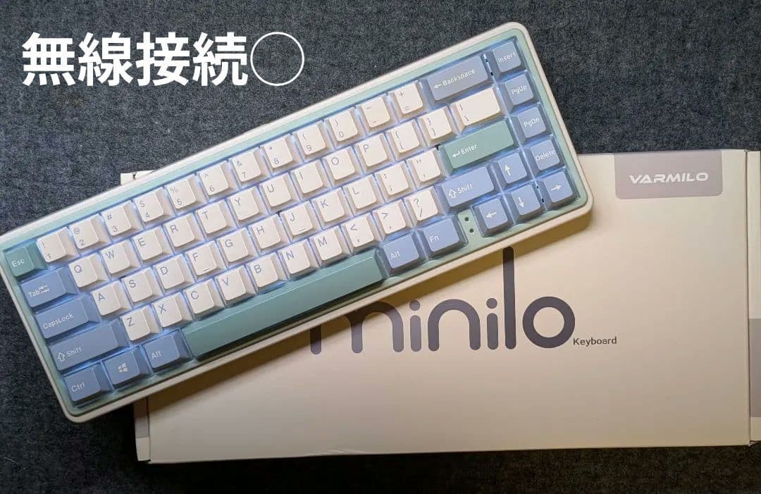 Varmilo Minilo VXB67 65% TKL Bluetooth Wireless Gaming Keyboard JP Unused