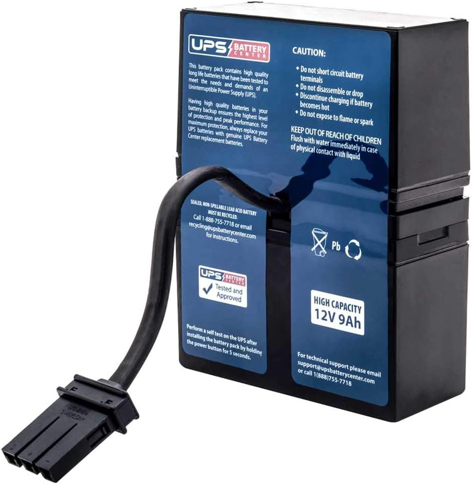 APC Smart-Ups SC 1000VA SC1000 Compatible Replacement Battery Pack by Upsbattery