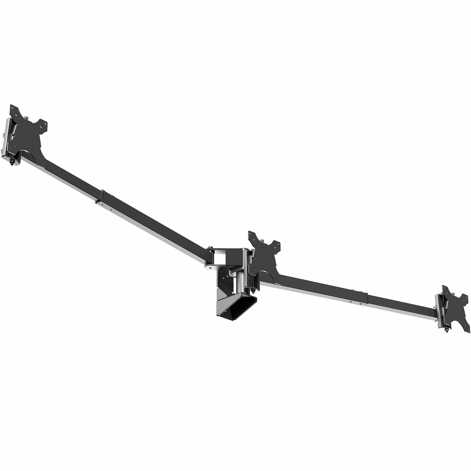 VIVO Premium Telescoping Triple Monitor Wall Mount for 3 Screens up to 22 lbs