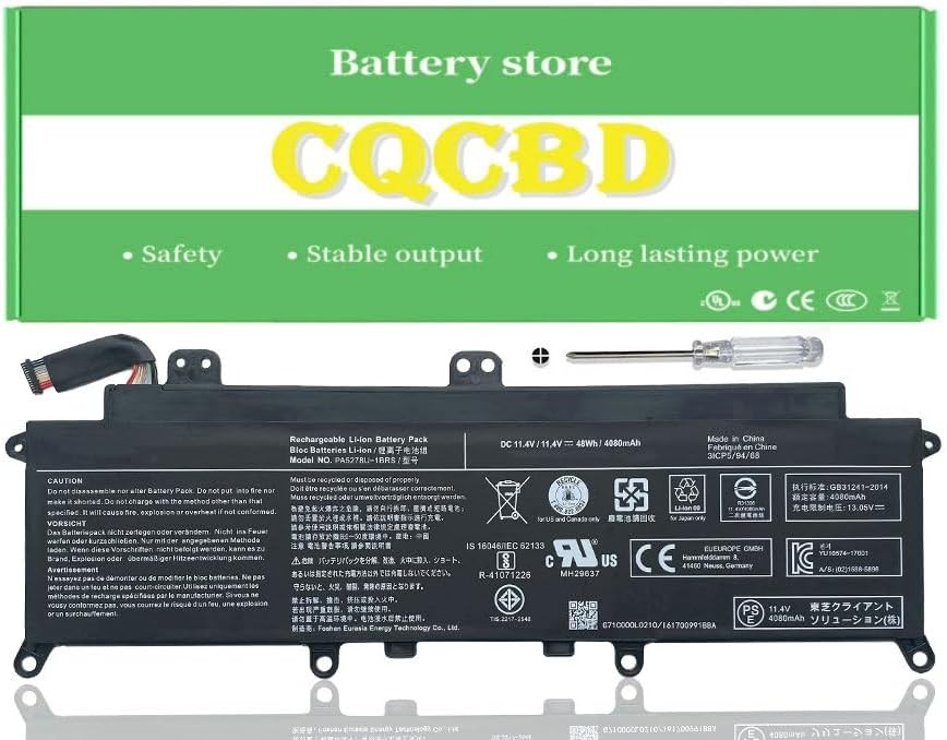 CQCBD PA5278U 1BRS Laptop Battery for Toshiba Portege X30 X30 D X30 D 10V X30 D