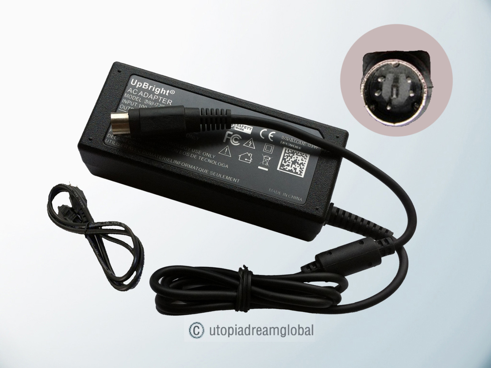5-Pin 12V 5V AC Adapter For WEIHAI POWER SW34-1202A02-P1 Switching Power Charger
