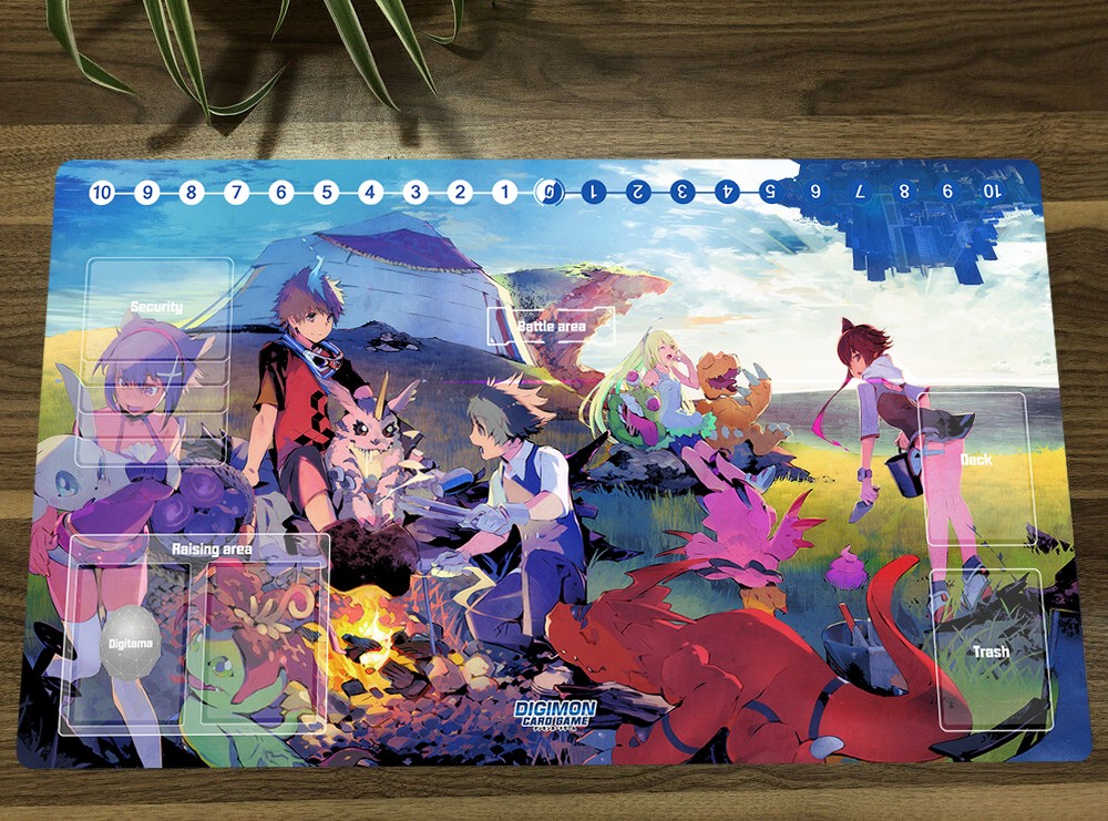 Digimon Adventure Table Duel Playmat TCG CCG Pad Trading Card Game Mat Mousepad