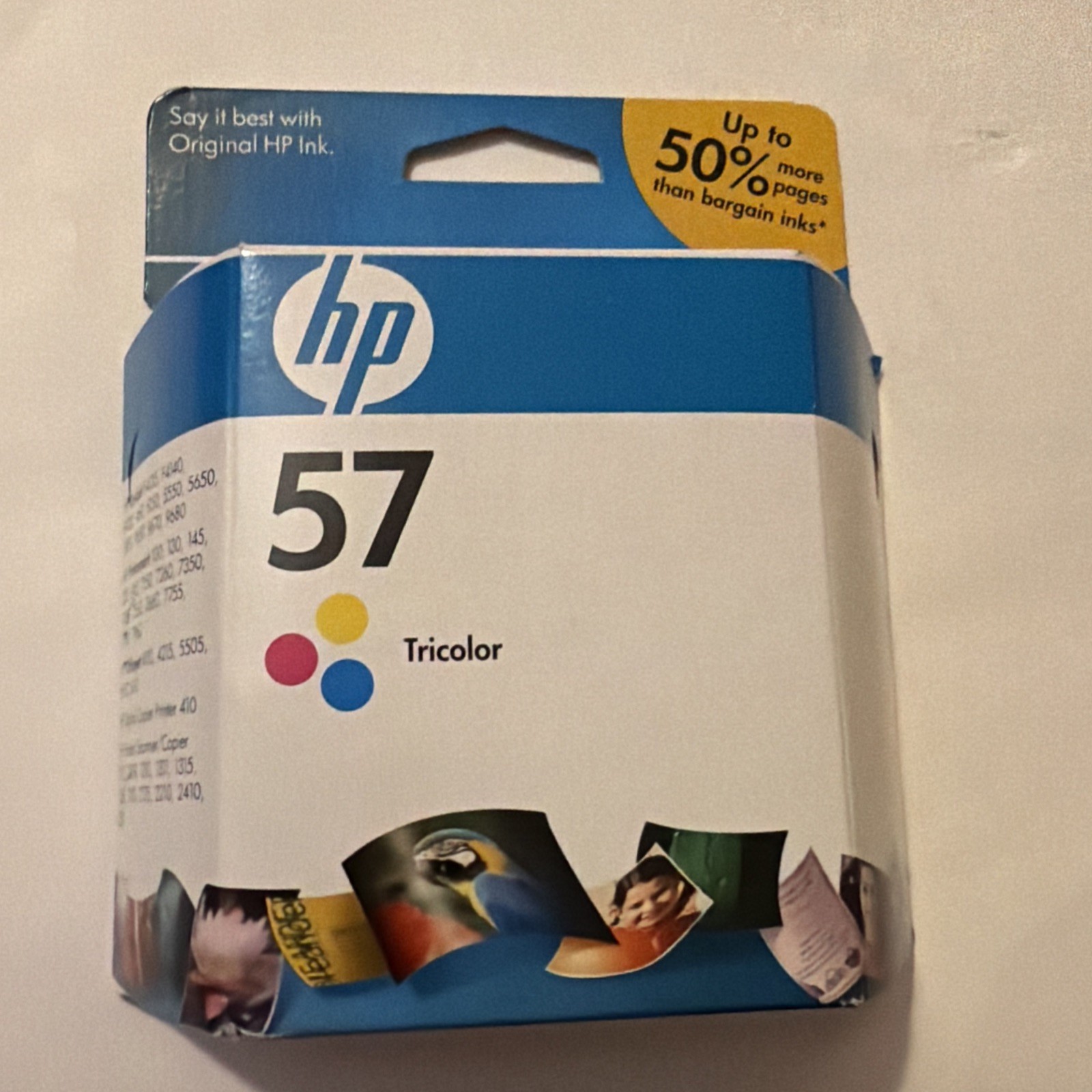 Hp 57 C6657AN Tri-Color Inkjet Print Cartridge Exp. March 2010