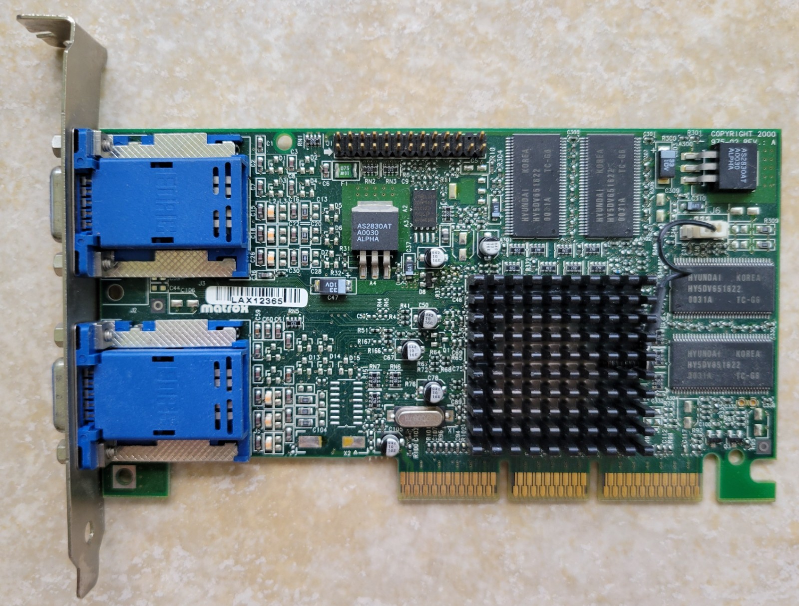Matrox 202 MTx0630 Video Card