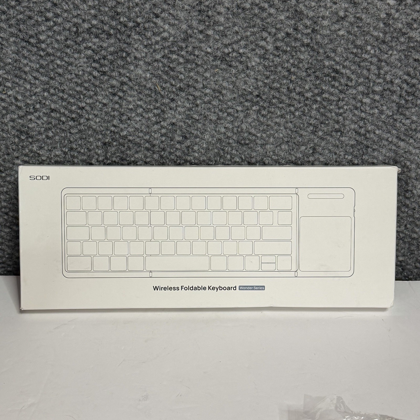 SODI Wireless Foldable Keyboard compatible with macOS, iOS, Windows, and Android