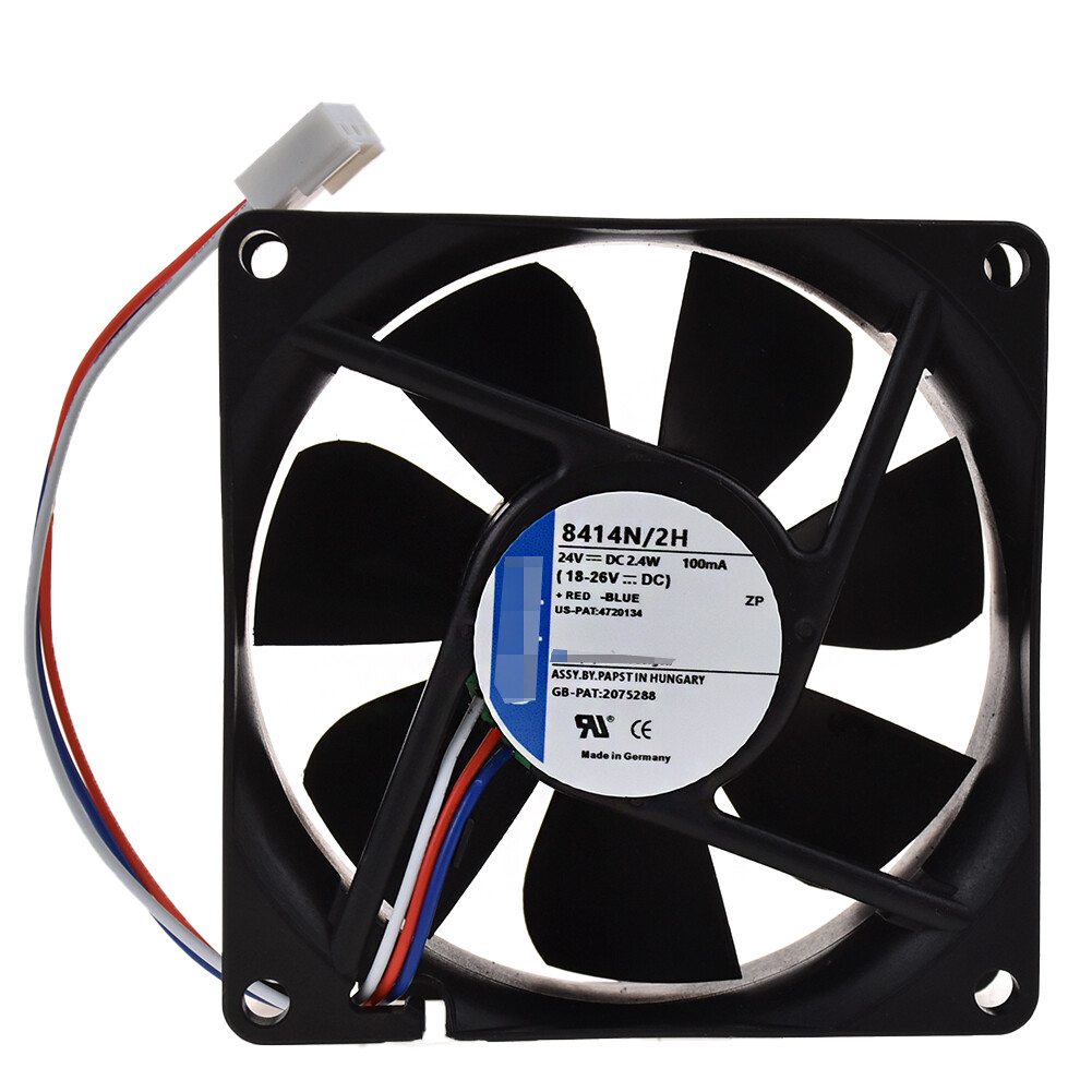 for 8414 N/2H 80*80*25mm 24V 0.1A 2.4W Cooling Fan 3pin