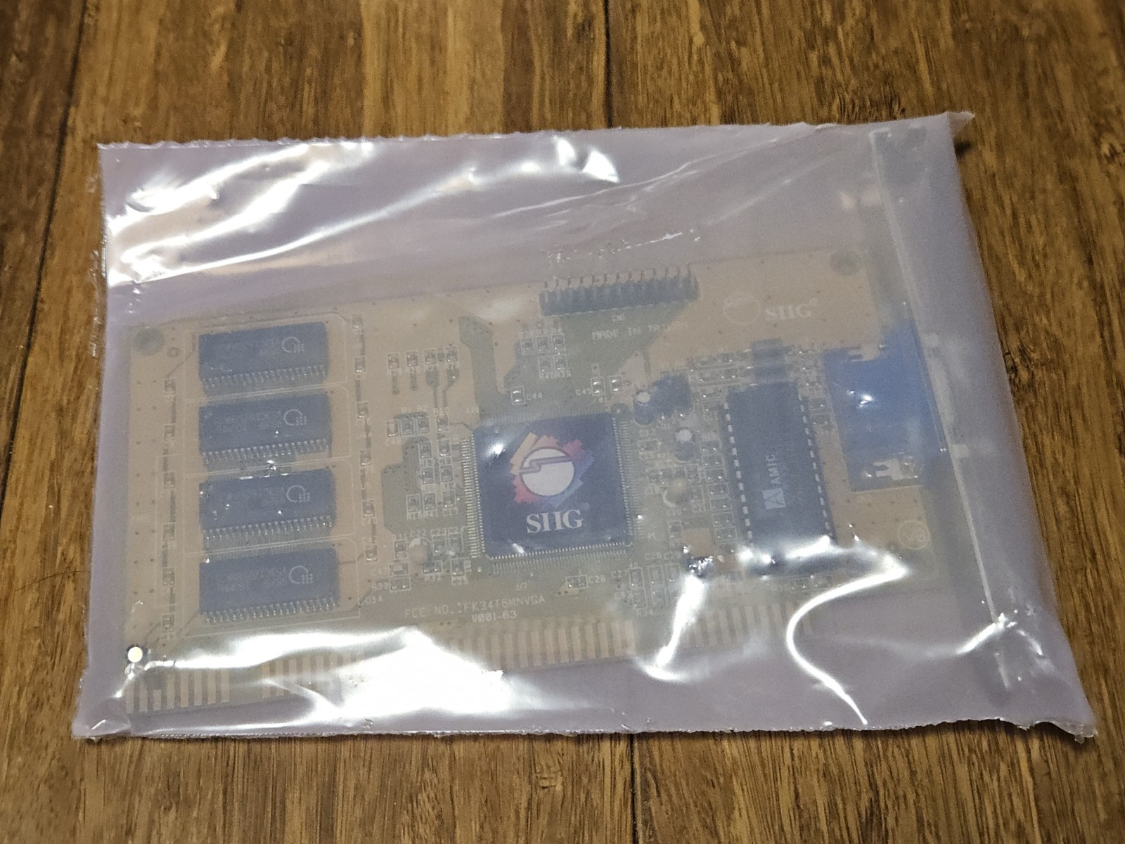 NOS SIIG MVGA-AVGA3 Cirrus Logic CL-GD542X ISA VGA Video Card 1MB Vintage PC