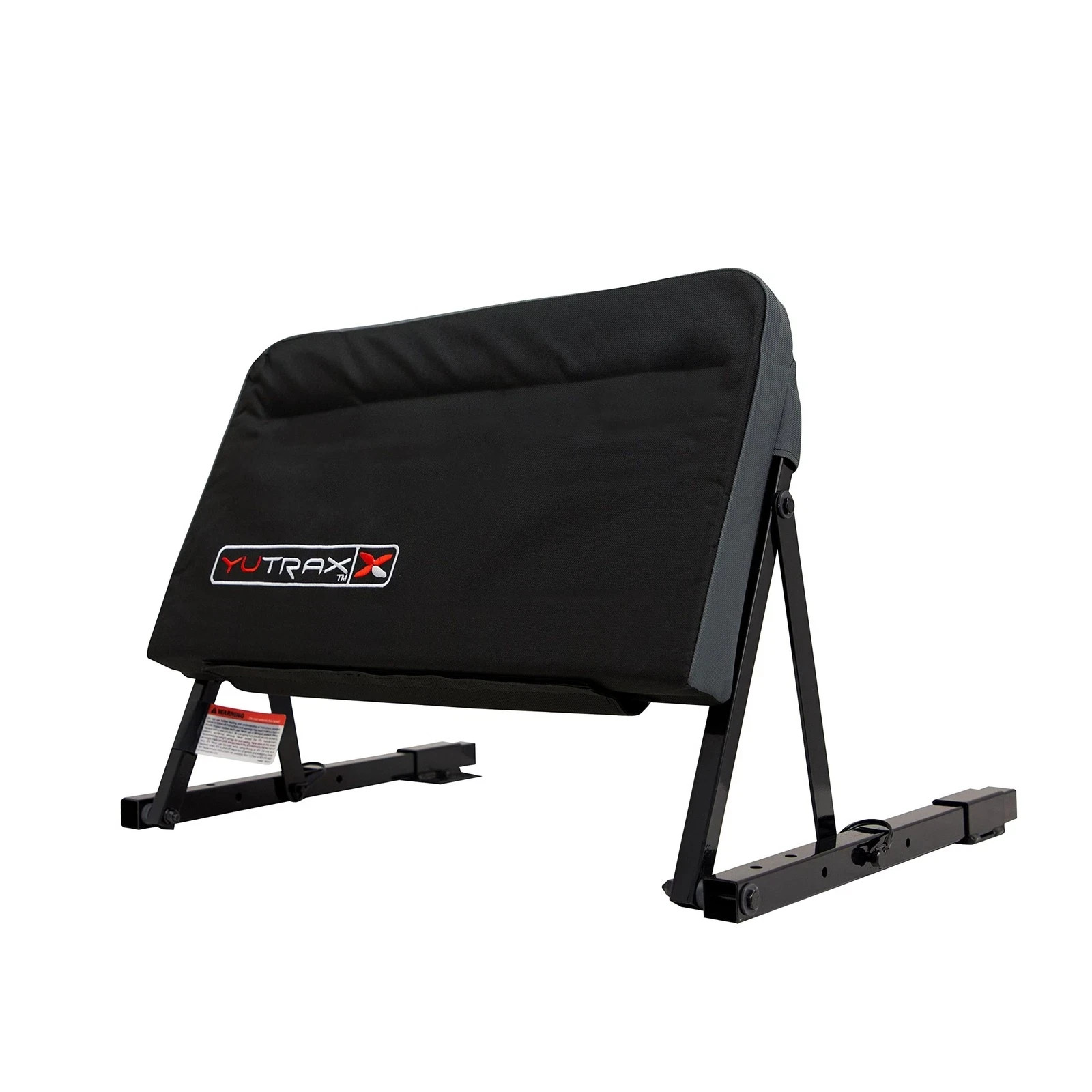 Yutrax TX219 Universal ATV Backrest Adjustable Heavy-Duty Steel Mount Black
