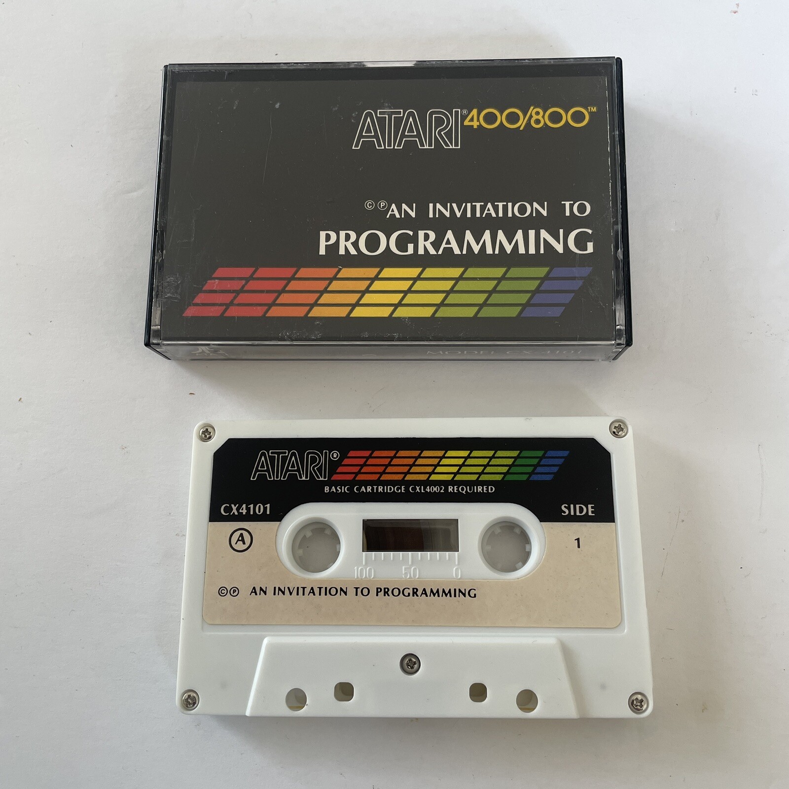 Atari 400 800 XE XT An Invitation To Programming Cassette Tape CX4101 