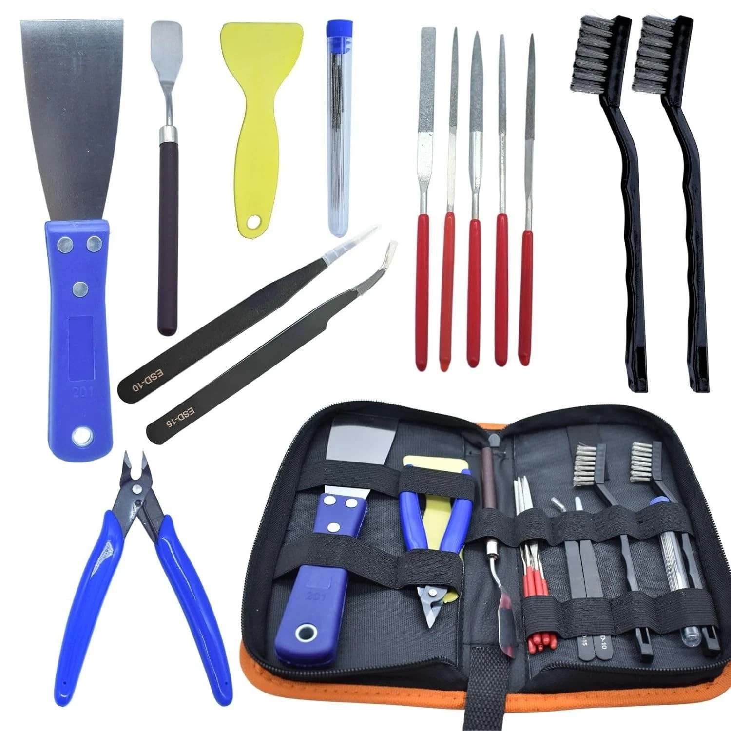 24PCS 3D Printer Tool Kit Nozzle Cleaning Removal Model Building