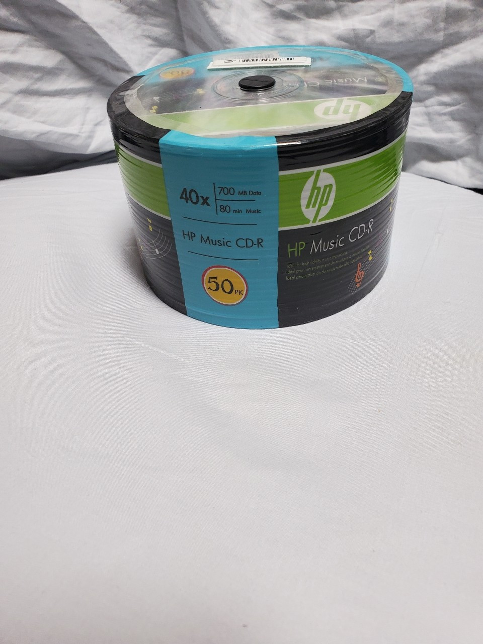 50 HP 40X CD-R 700MB 80 Min Recordable Disc Spindle Sealed