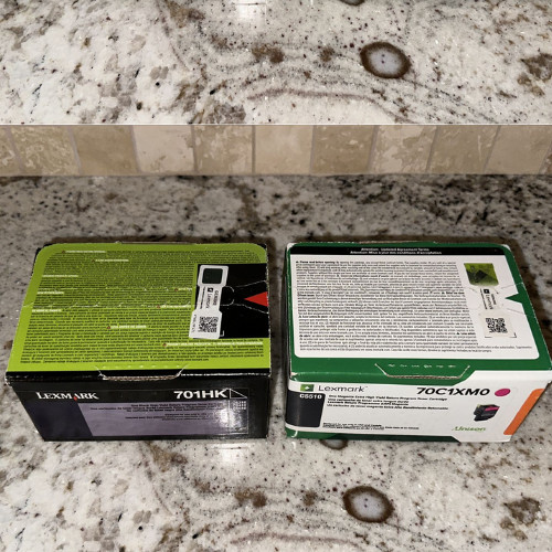 LOT OF 2 Lexmark K Toner High Yield for CS310 CS410 CS510 Sealed 701HK/70C1XMO M