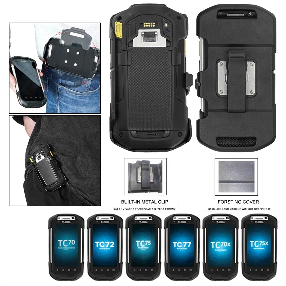 Rigid Holster & Swivel Belt Clip for TC7x TC70 TC72 TC75 TC77 SG-TC7X-RHLSTR1-01