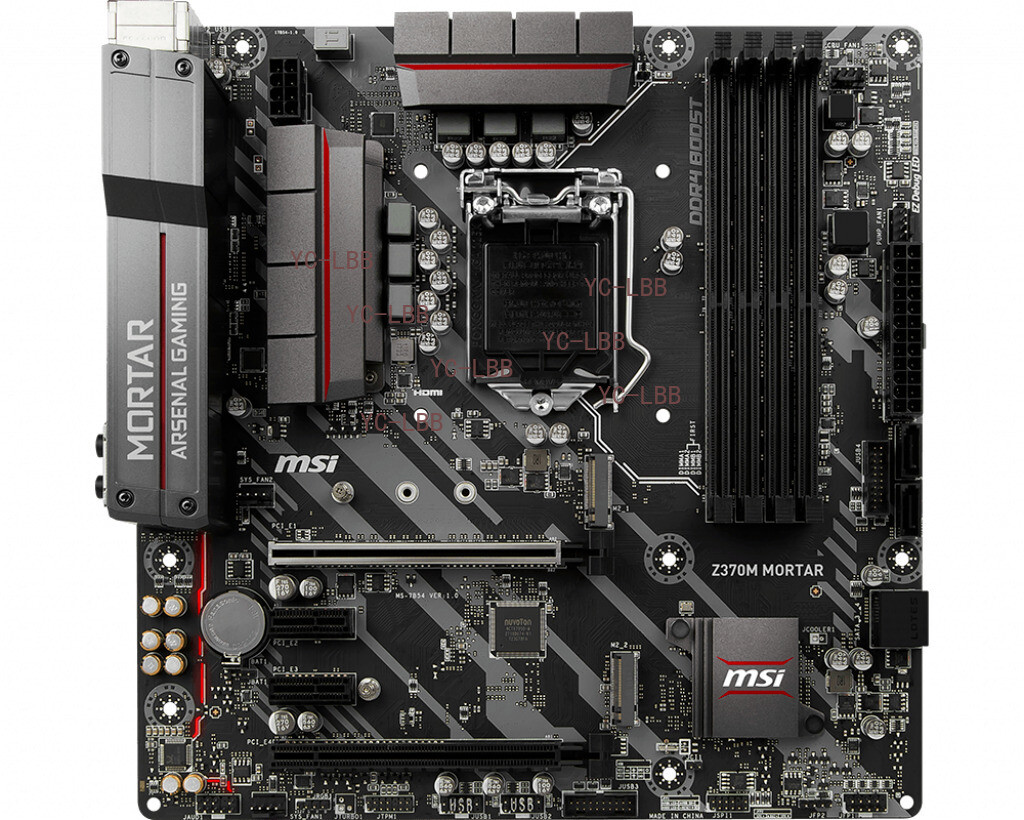 MSI Z370M MORTAR LGA 1151 (300 Series) Intel Z370 Micro ATX Intel Motherboard