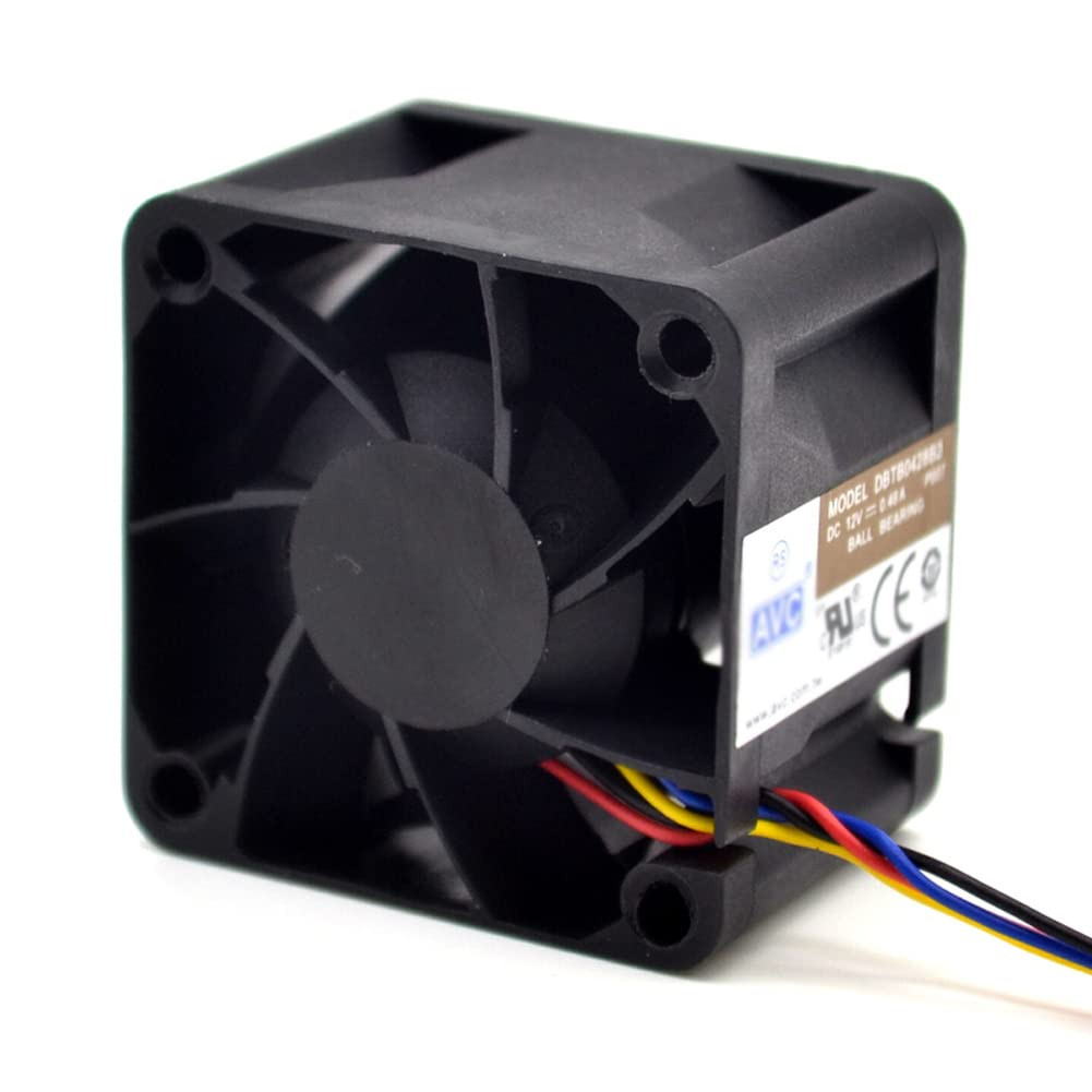 DBTB0428B2G 40Mm Powerful Cooling Fan for AVC 4028 12V 1A High Speed Server Fans