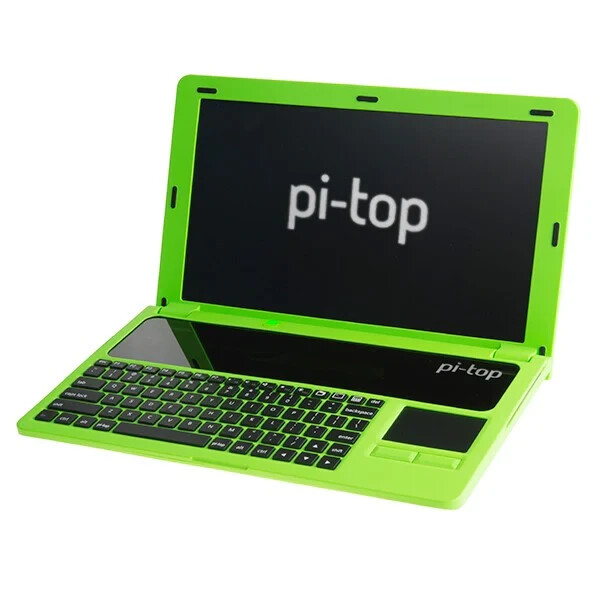 Pi-Top v1 Modular Laptop – Green | 13.3" Screen | For Raspberry Pi | No Pi Inc