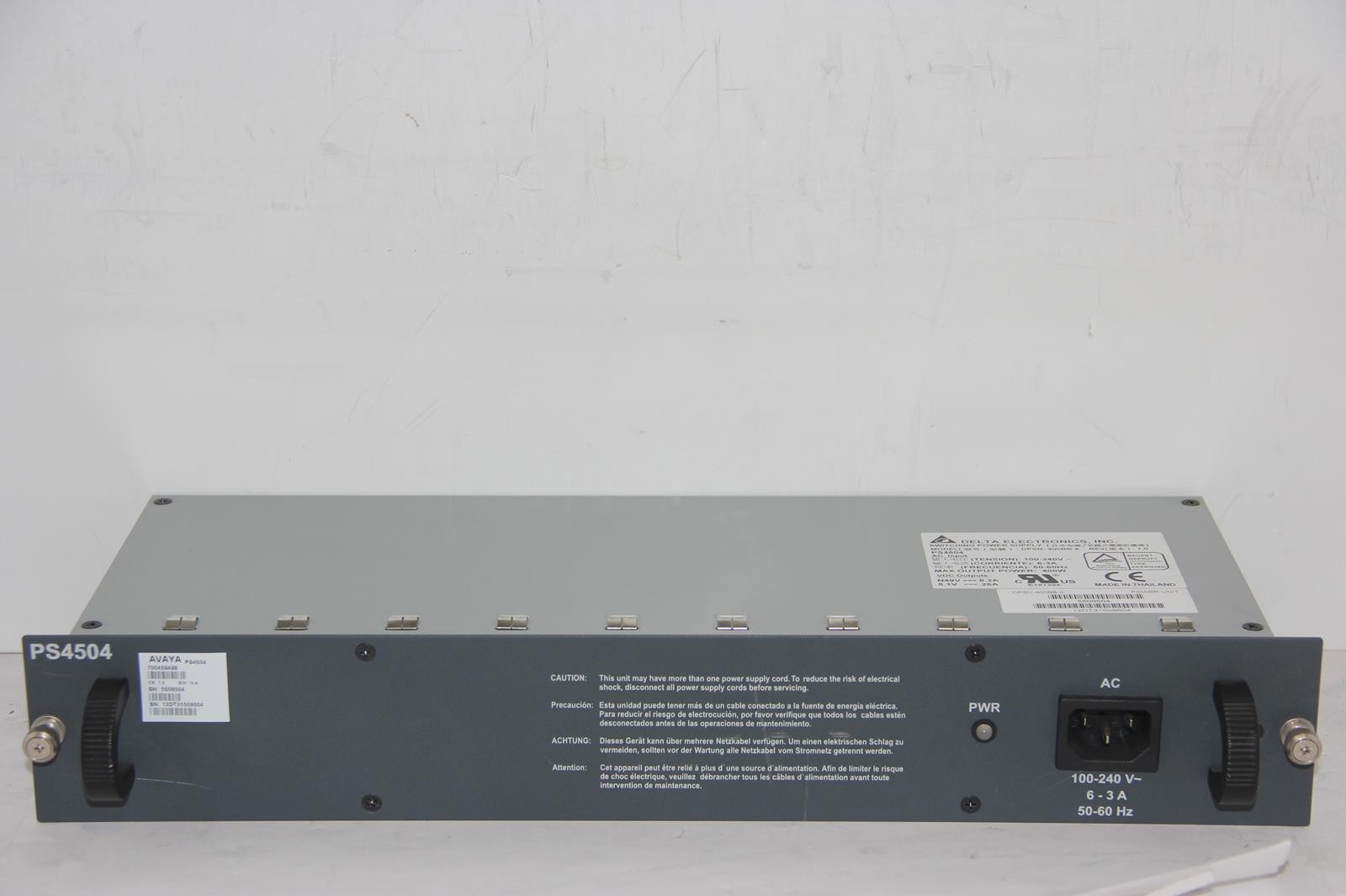 AVAYA PS4504 Power Supply for G450 Gateway "TESTED"