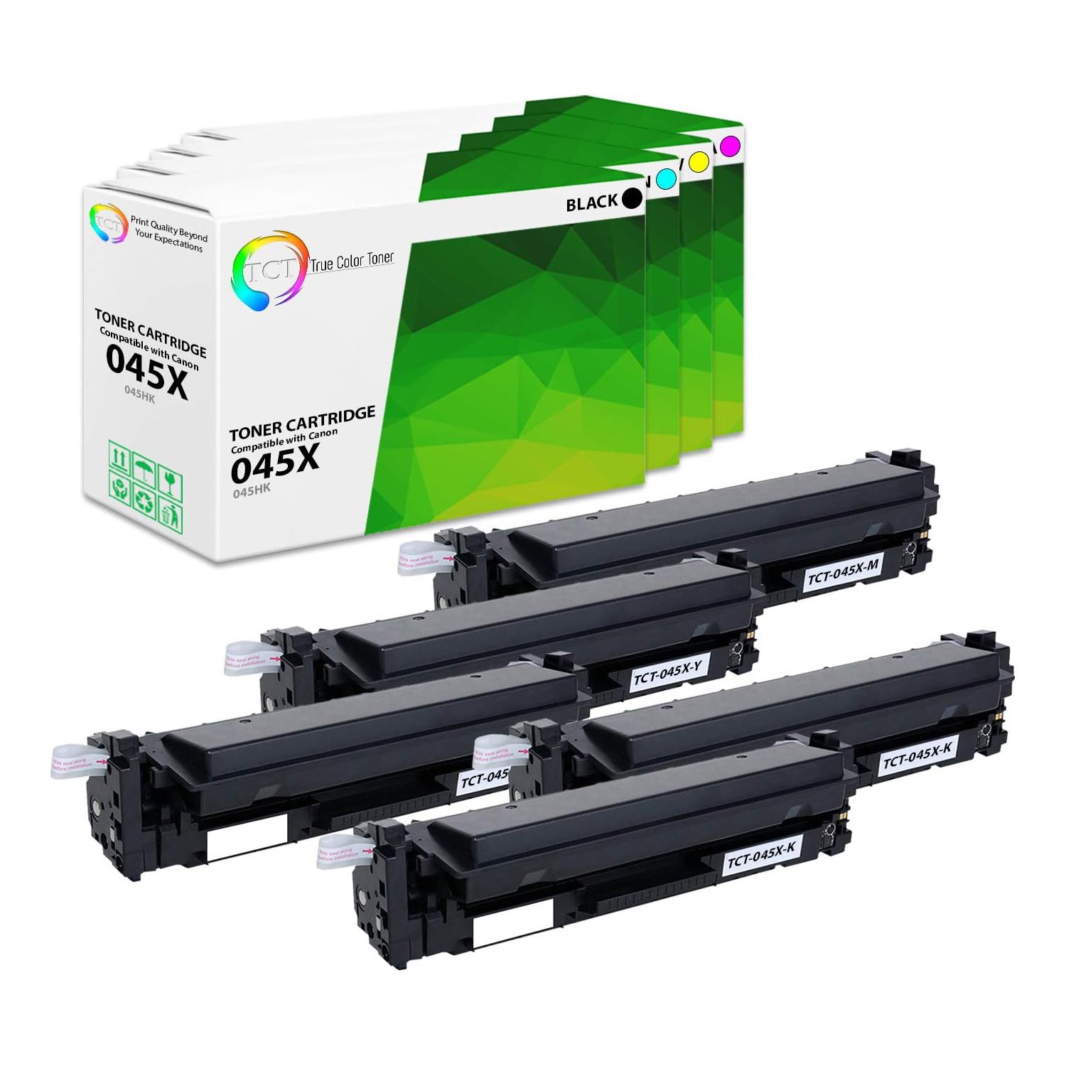 5Pk TCT 045H HY For Canon MF634cdw MF632cdw LBP612cdw Compatible Toner (BK C M Y