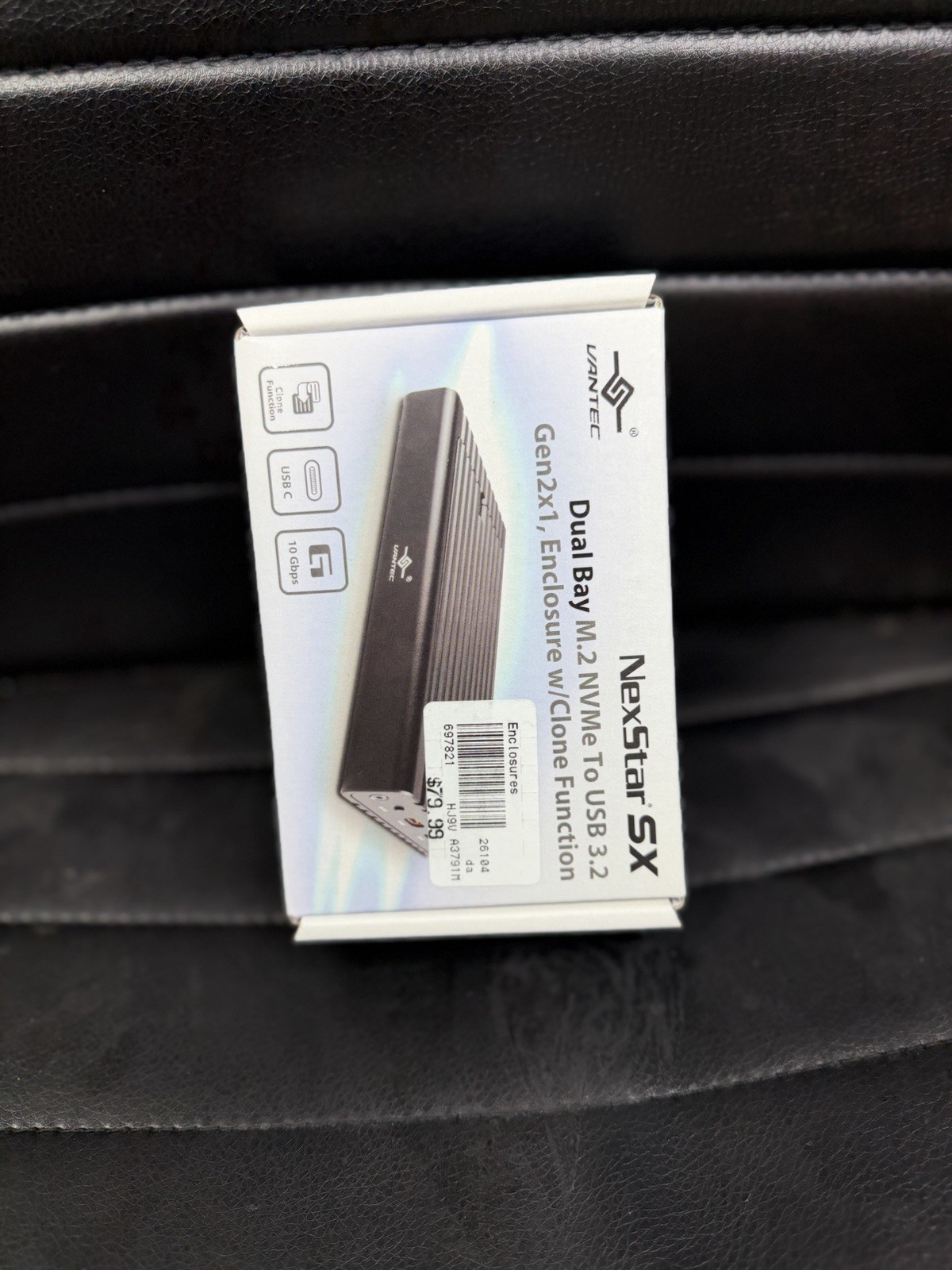 Vantec NexStar SX,Dual Bay M.2 NVMe To USB 3.2 Gen2x1 Enclosure W/Clone Function