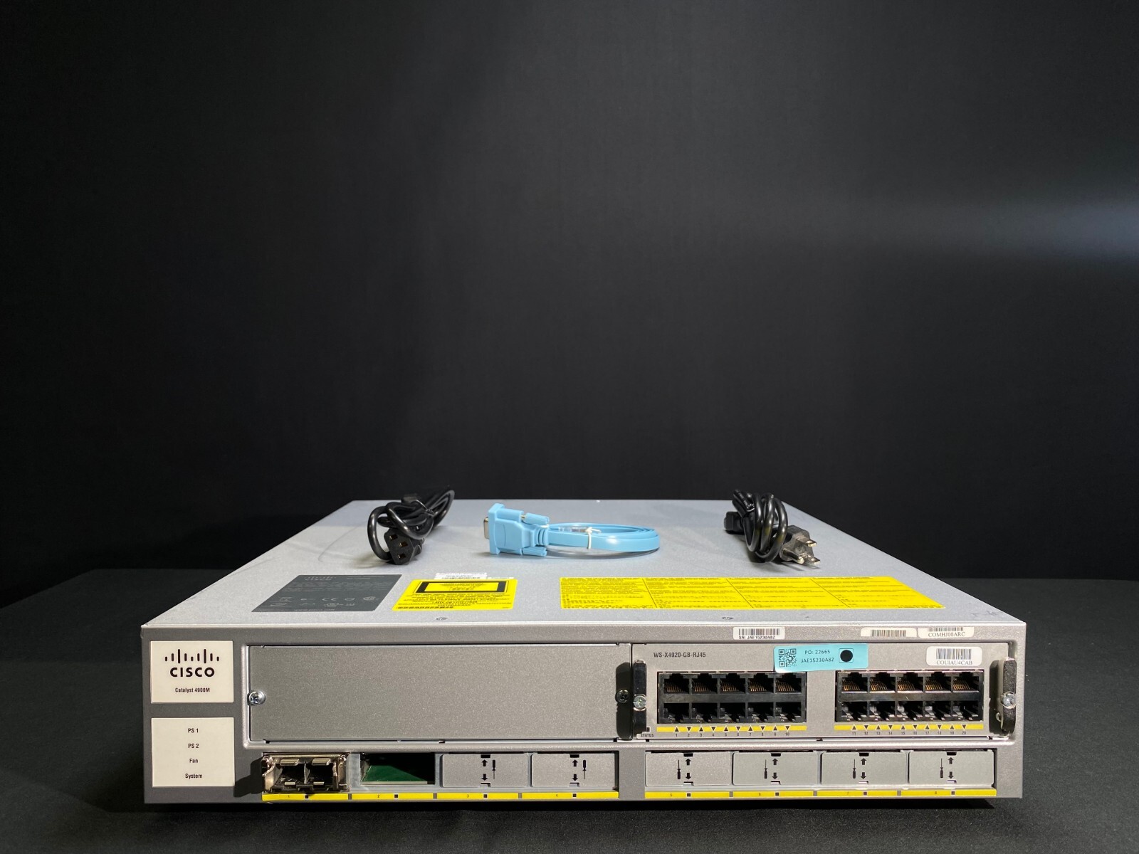 Cisco WS-C4900M 8-Port 10GB Layer 3 Switch  - Same Day Shipping