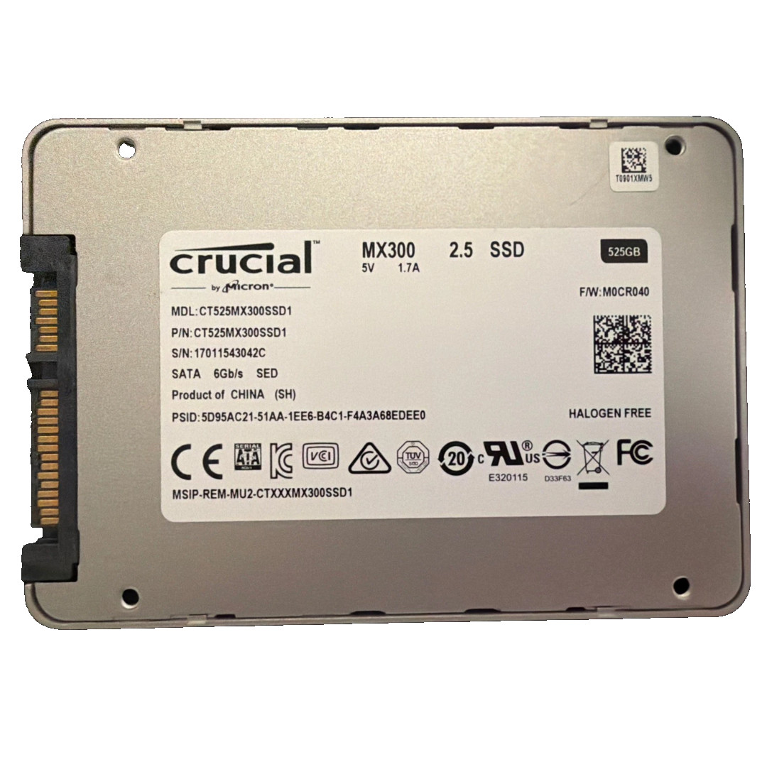 Crucial MX300 525GB 2.5" SATA III 6Gb/s Internal SSD CT525MX300SSD1 - 97% HEALTH