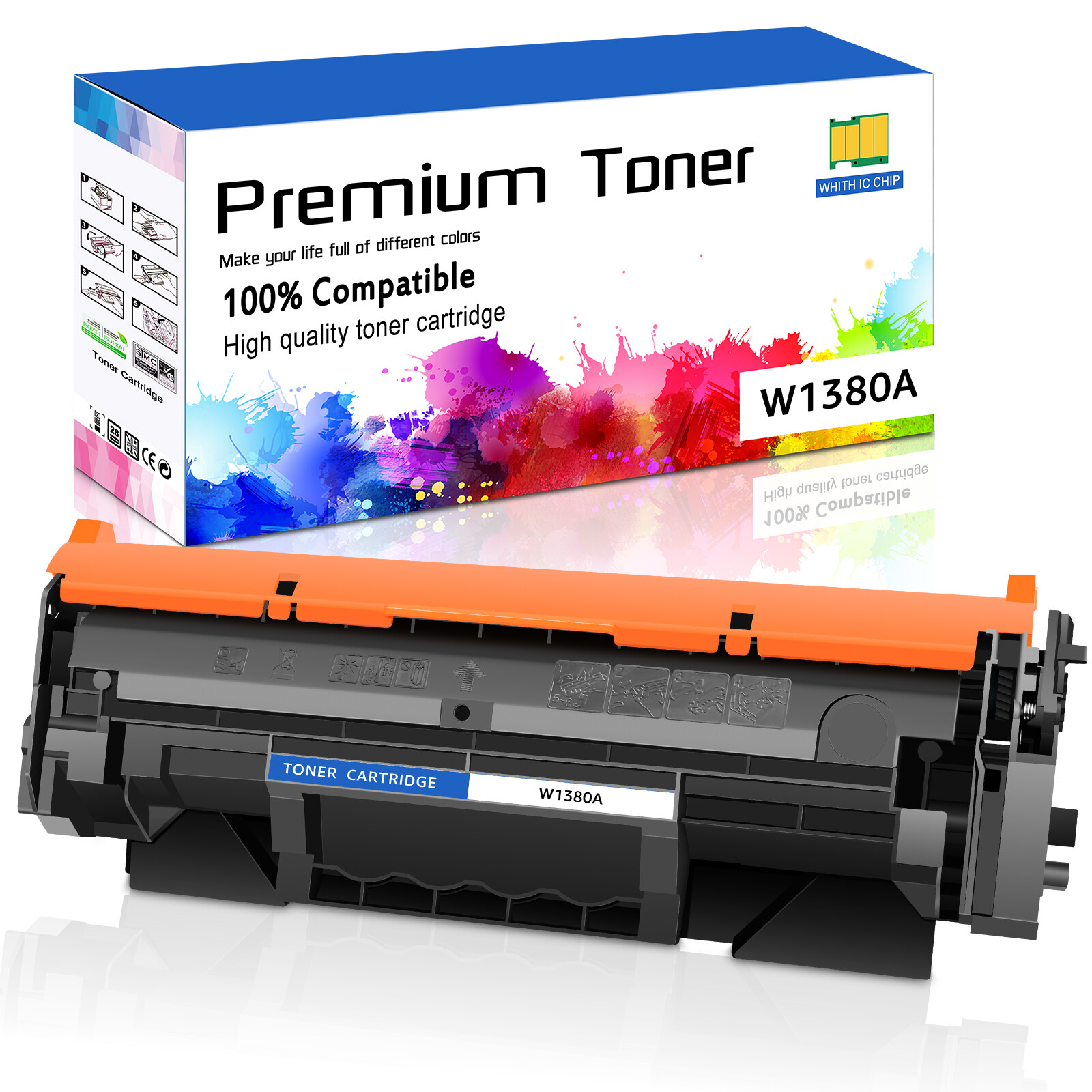 1PK NEW CHIP W1380A Toner Cartridge for 138A HP LaserJet Pro 3001dw MFP 3101fdw