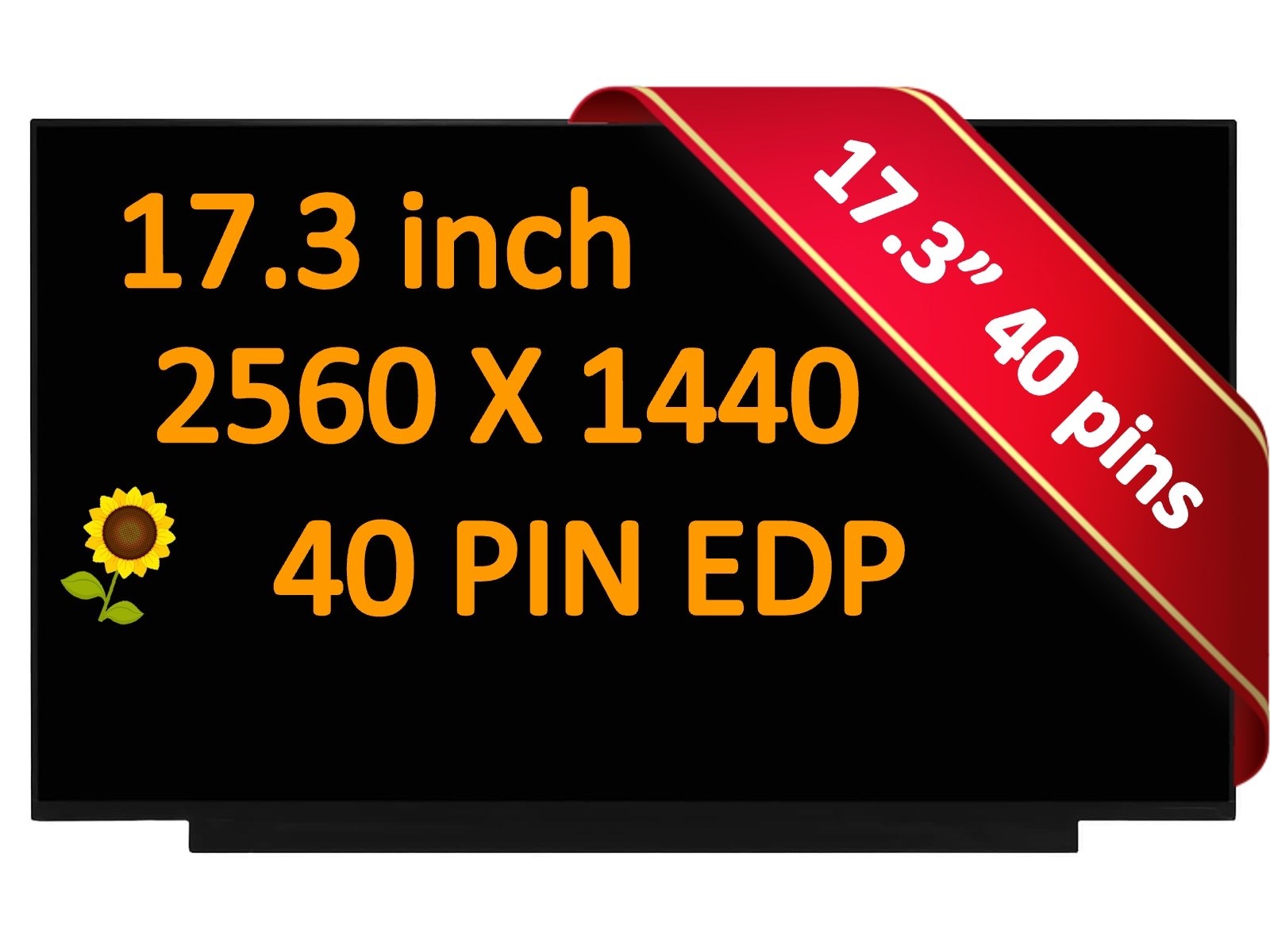 NE173QHM-NY5 NE173QHM-NY6 NE173QHM-NY7 Led Lcd Screen 17.3" 2560x1440 40 Pin