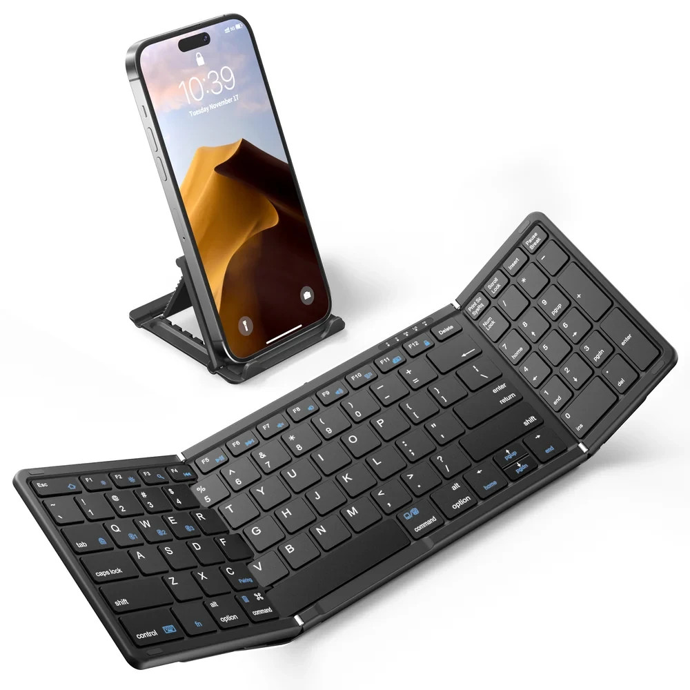 Samsers Full-Size Foldable Bluetooth Keyboard with Numeric Keypad
