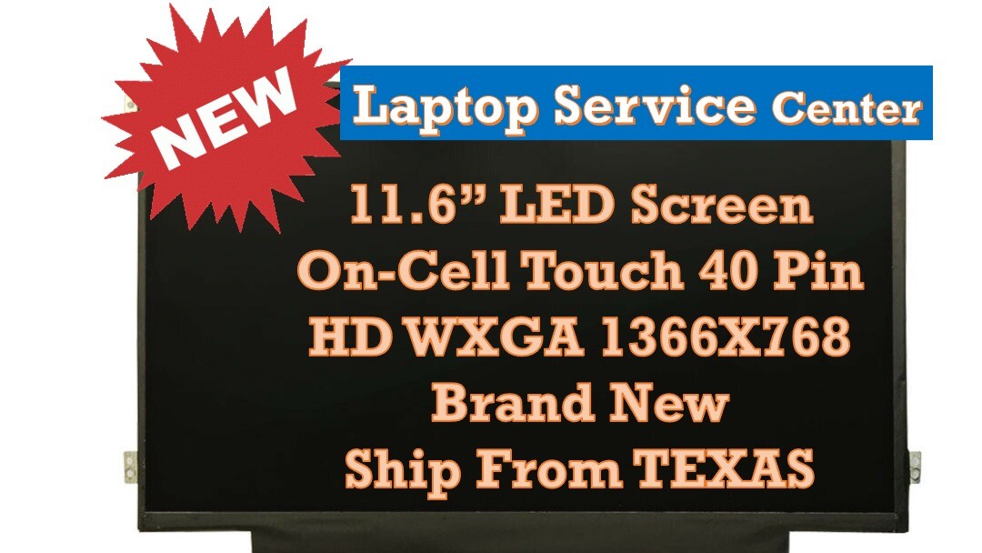 New HP P/N N85242-001 11.6" WXGA HD in-Cell Touch LCD LED Screen