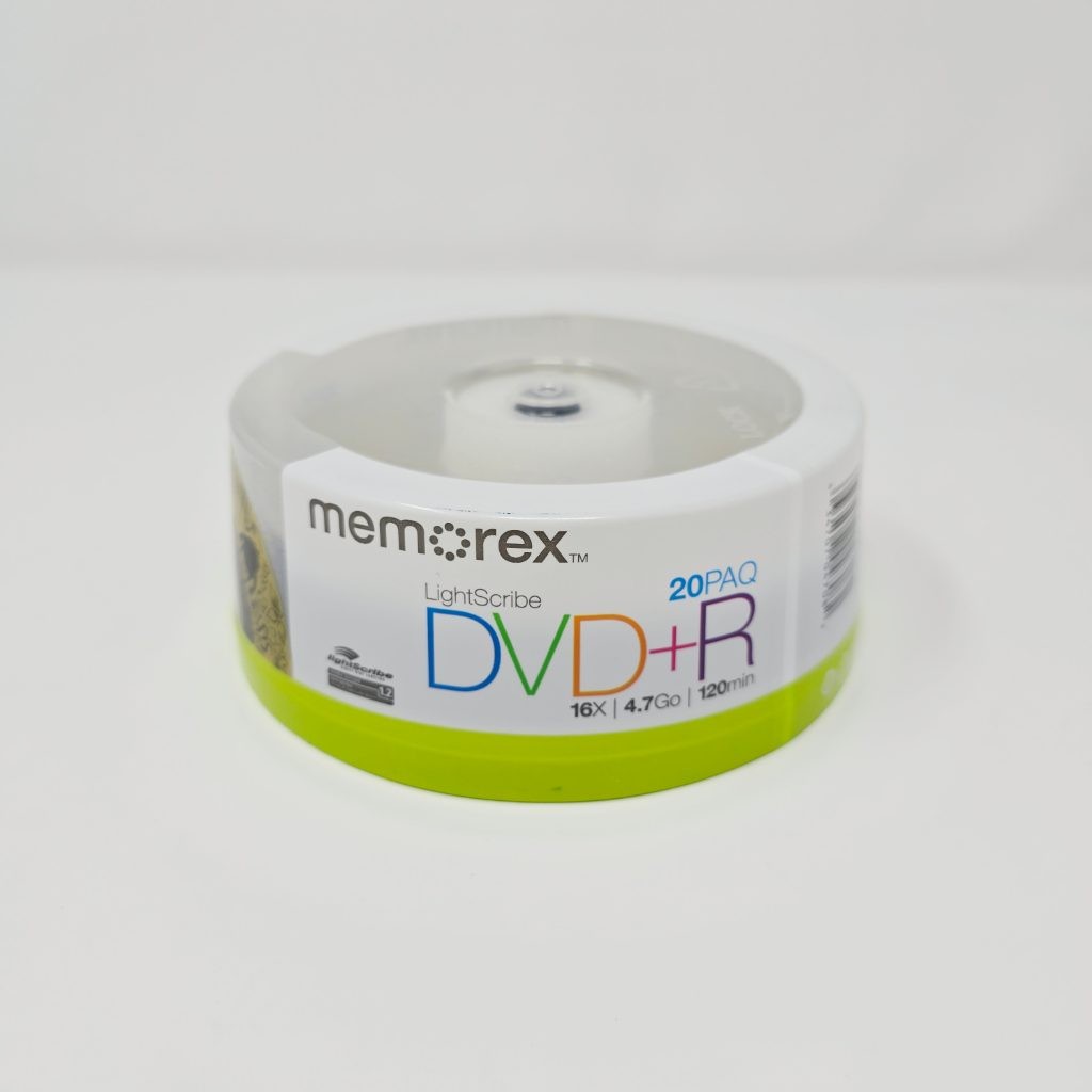 Memorex LightScribe DVD+R 20 Pack 16X 4.7GB 120min Recordable Discs NEW SEALED
