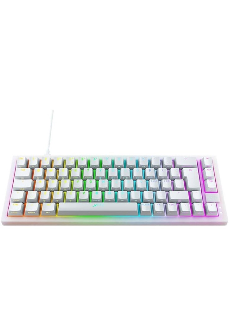 Xtrfy K5 Hotswap Prebuilt Kailh Red - 65% - White - RGB - NEW