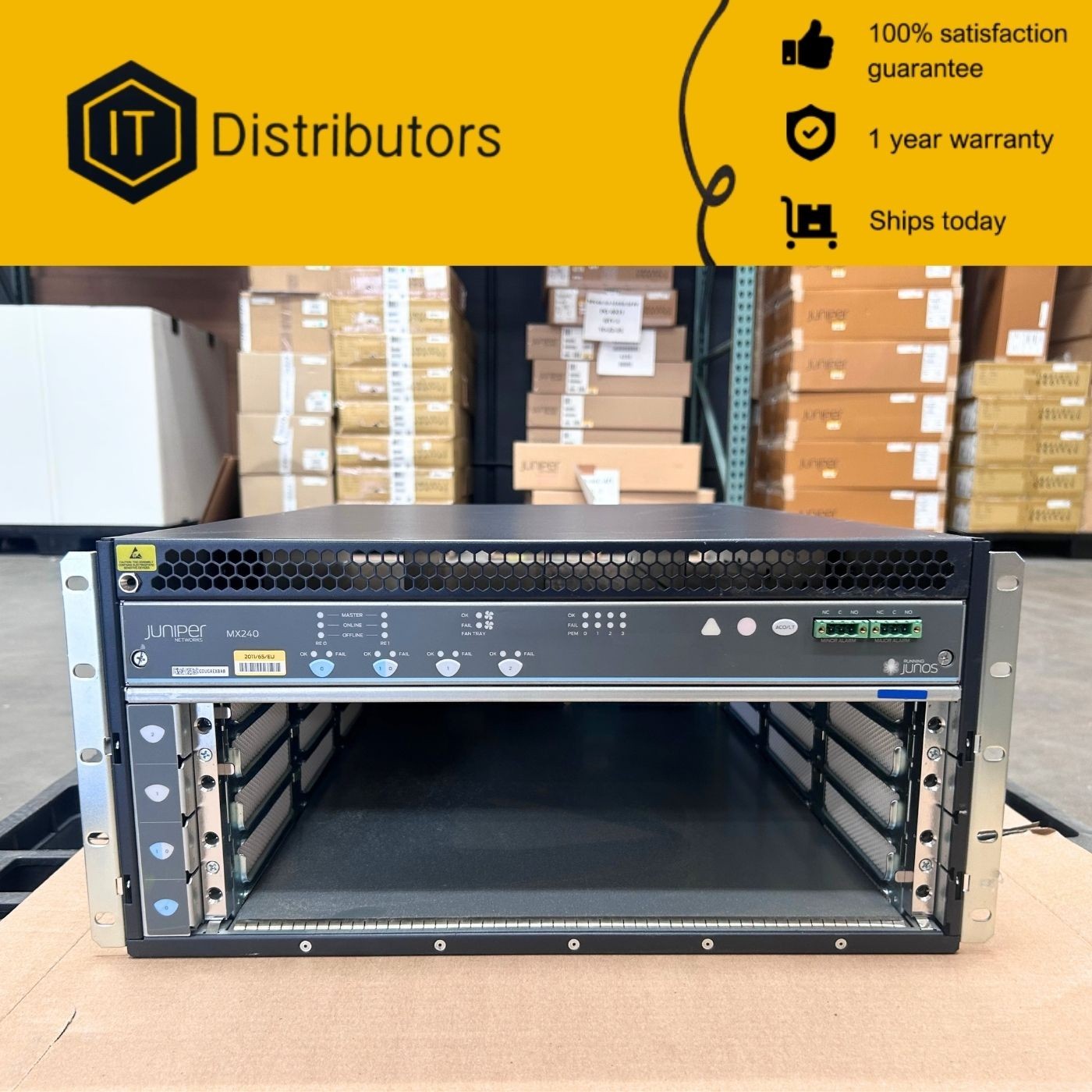 Juniper CHAS-BP3-MX240-S / CRAFT-MX240-S / 1 Year Warranty / Ships Today