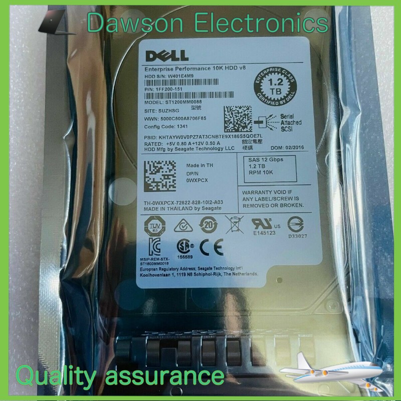 400-AJPD 12Gb/s Dell 1.2TB 10K SAS 2.5" Gen13 Hard Drive For PowerEdge Servers 2