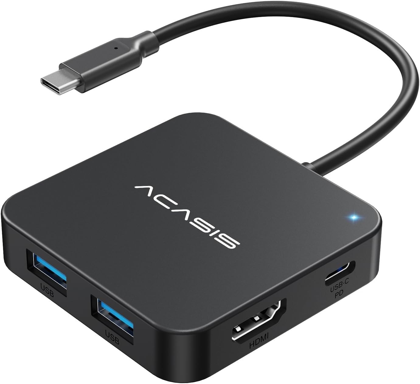 Versatile USB C Hub for Laptops: 4K HDMI, Multiport & High-Speed Charging